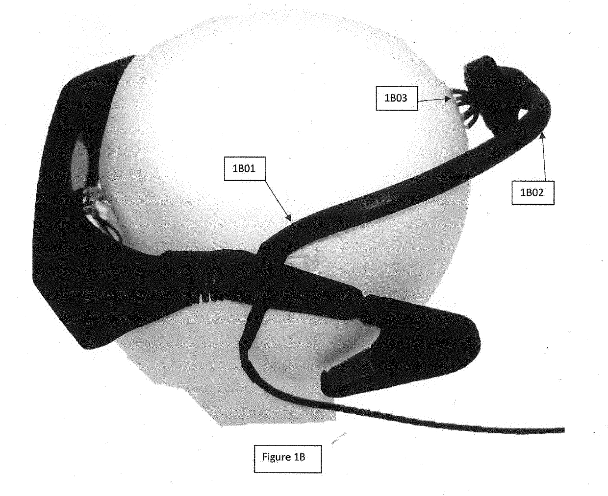 Method and apparatus for measurement and visual feedback of physiologic signals through headworn device