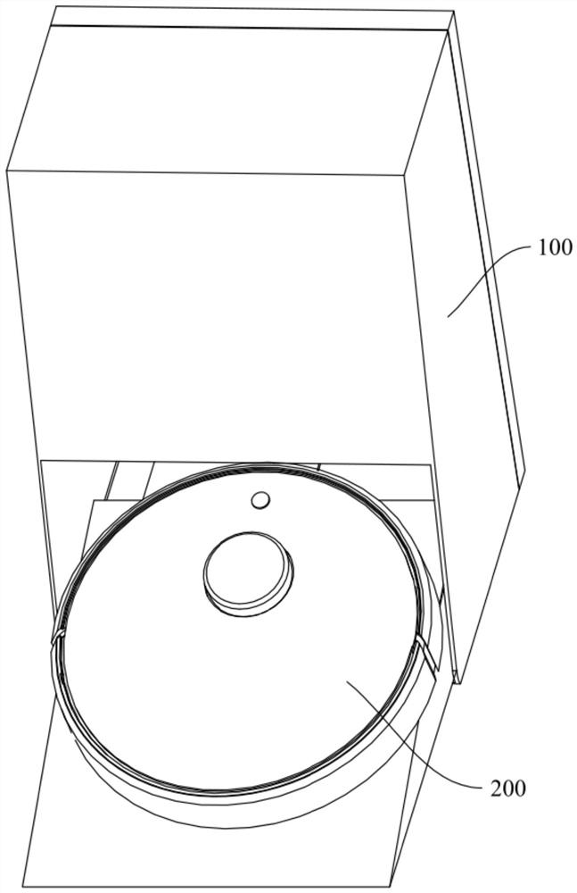 Base station and cleaning robot system