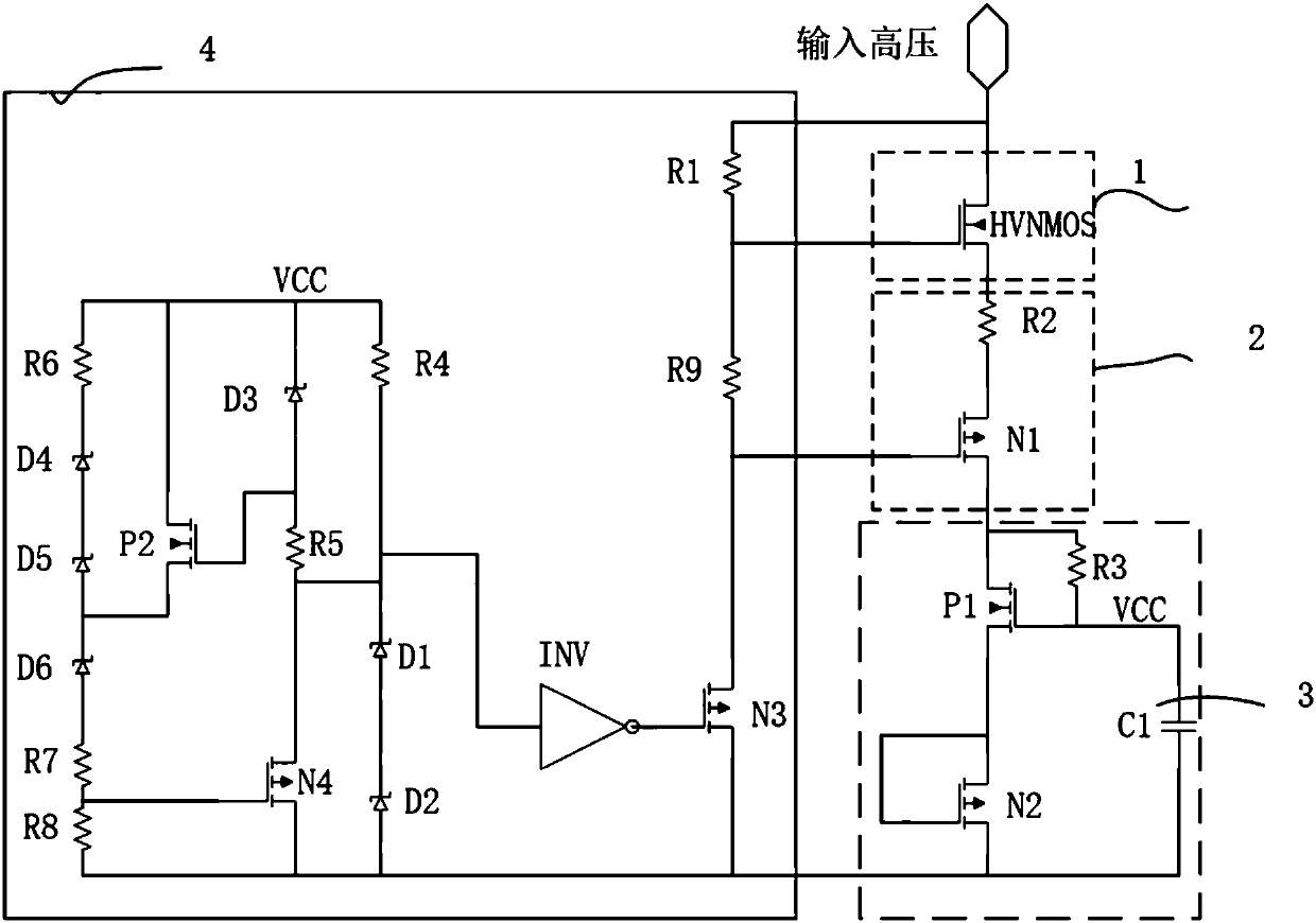 Constant voltage generation circuit-on-chip and chip