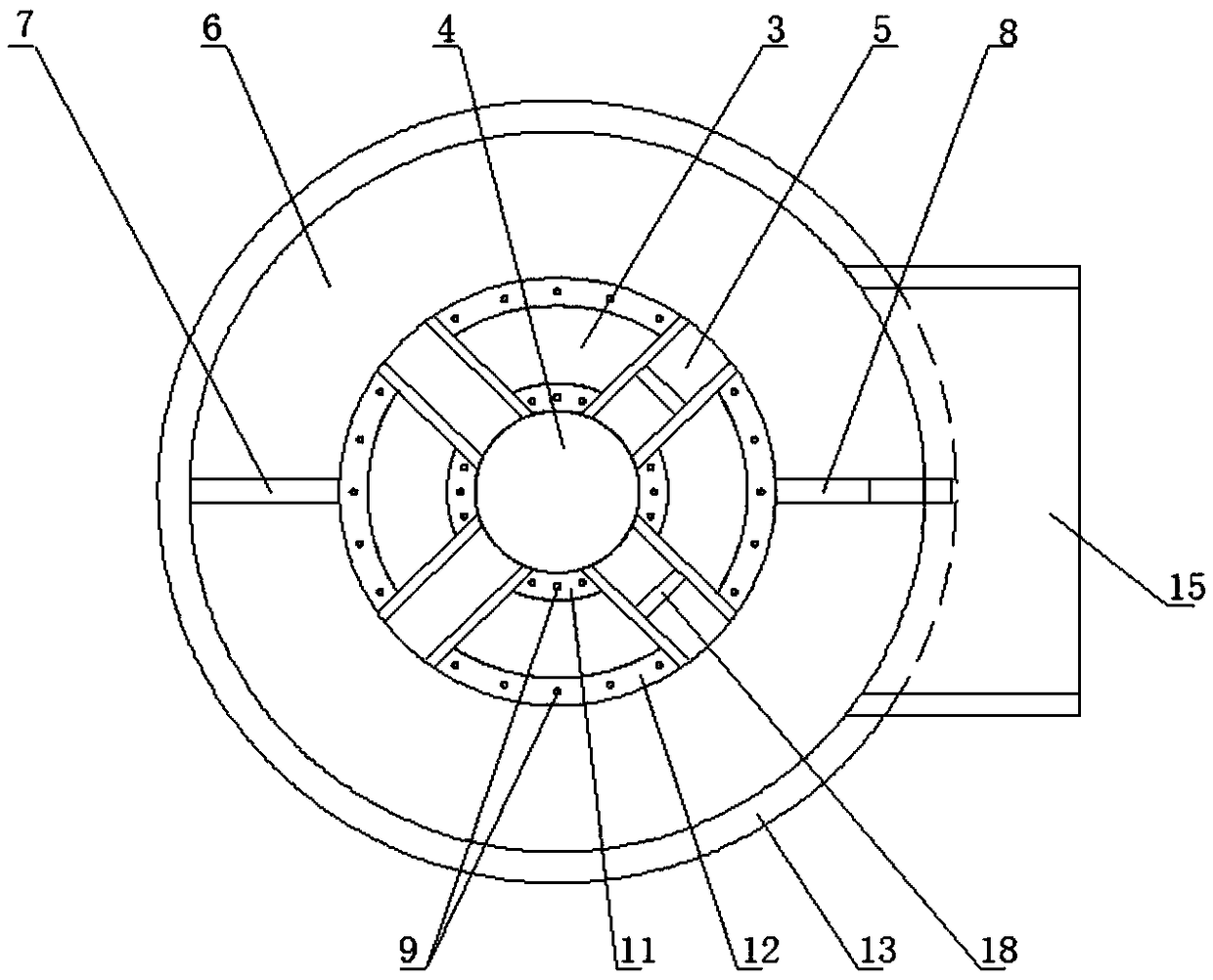 Dry quenching furnace with water-cooling lifting frame and ring-shaped pre-storage chamber and working method of dry quenching furnace