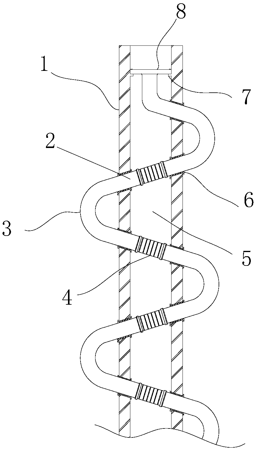 PVC sewage drain pipe