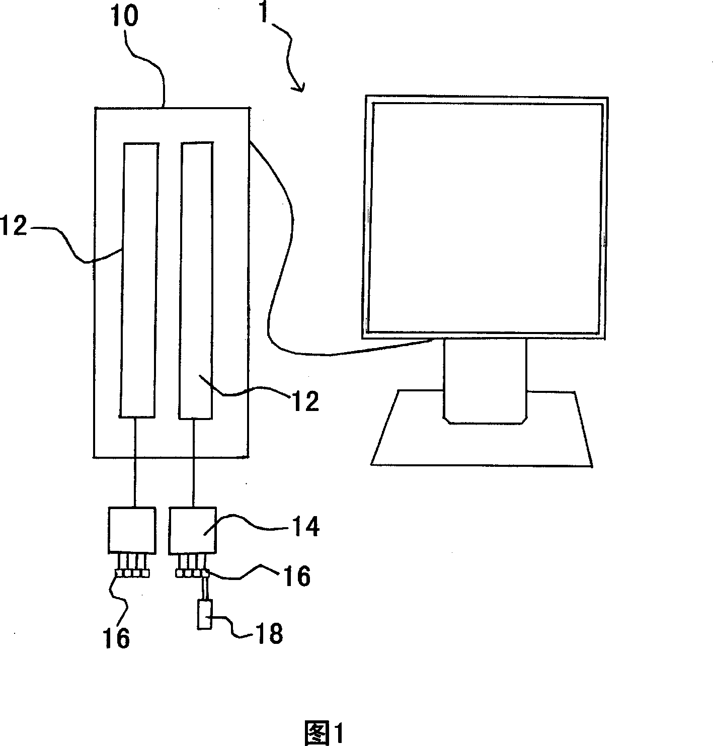 Parallel connection burning testing system