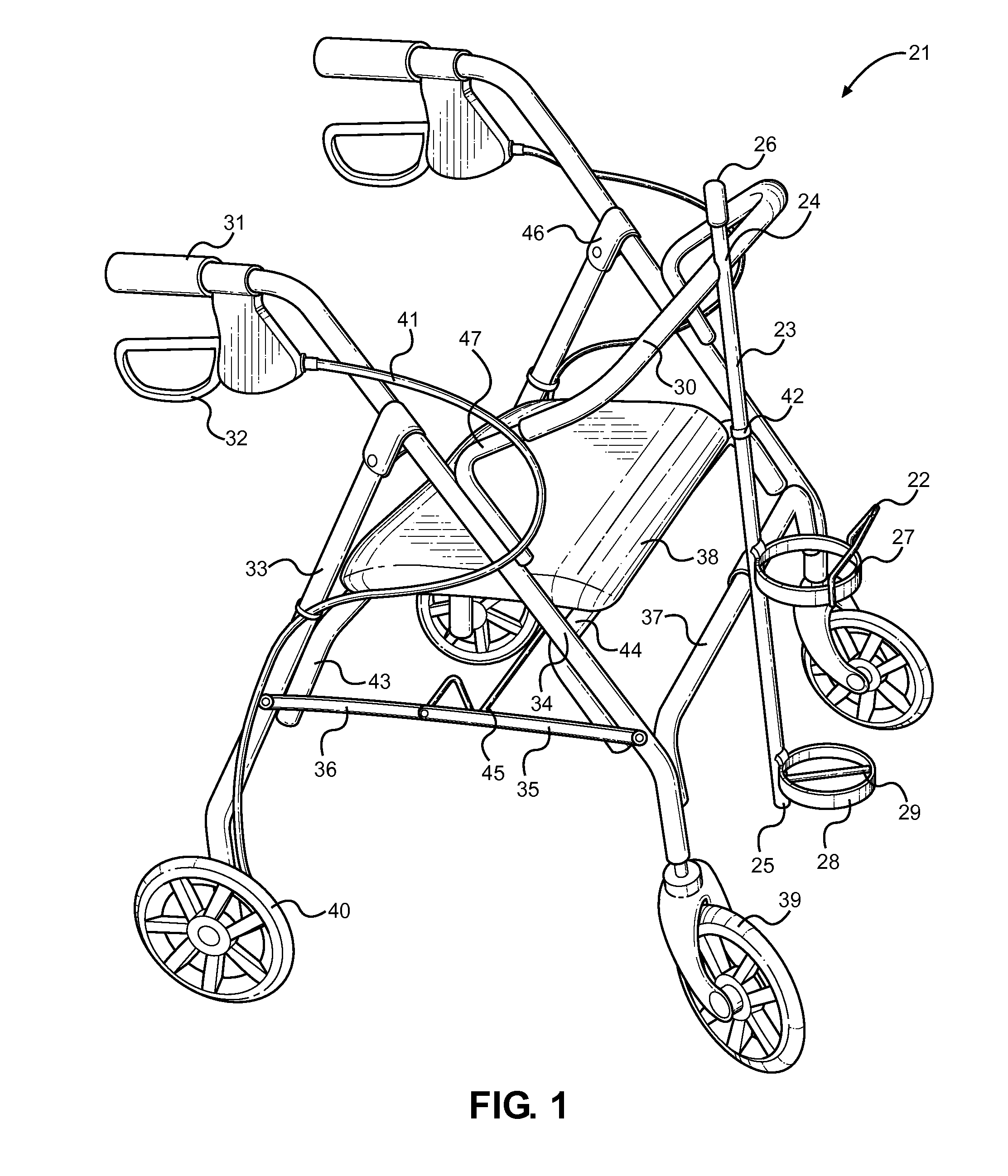 Walker Device with Air Tank Holder