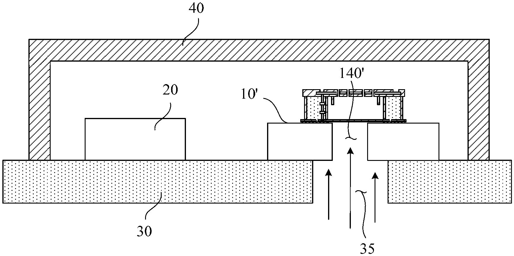 A silicon based mems microphone, a system and a package with the same