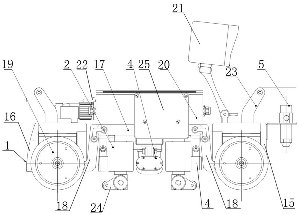 Automatic magnetic powder detection system of crawling robot