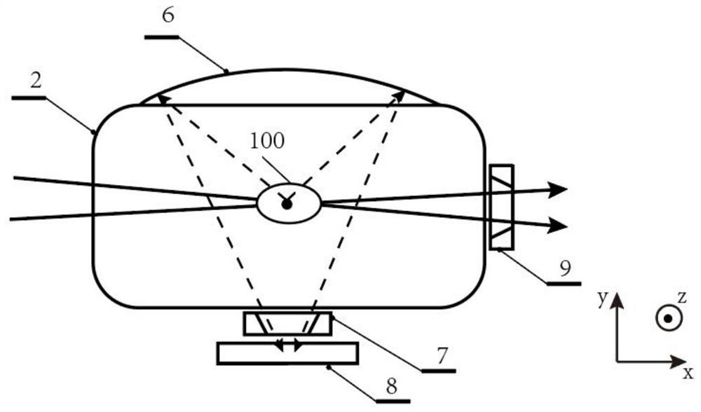 Vacuum particle counter