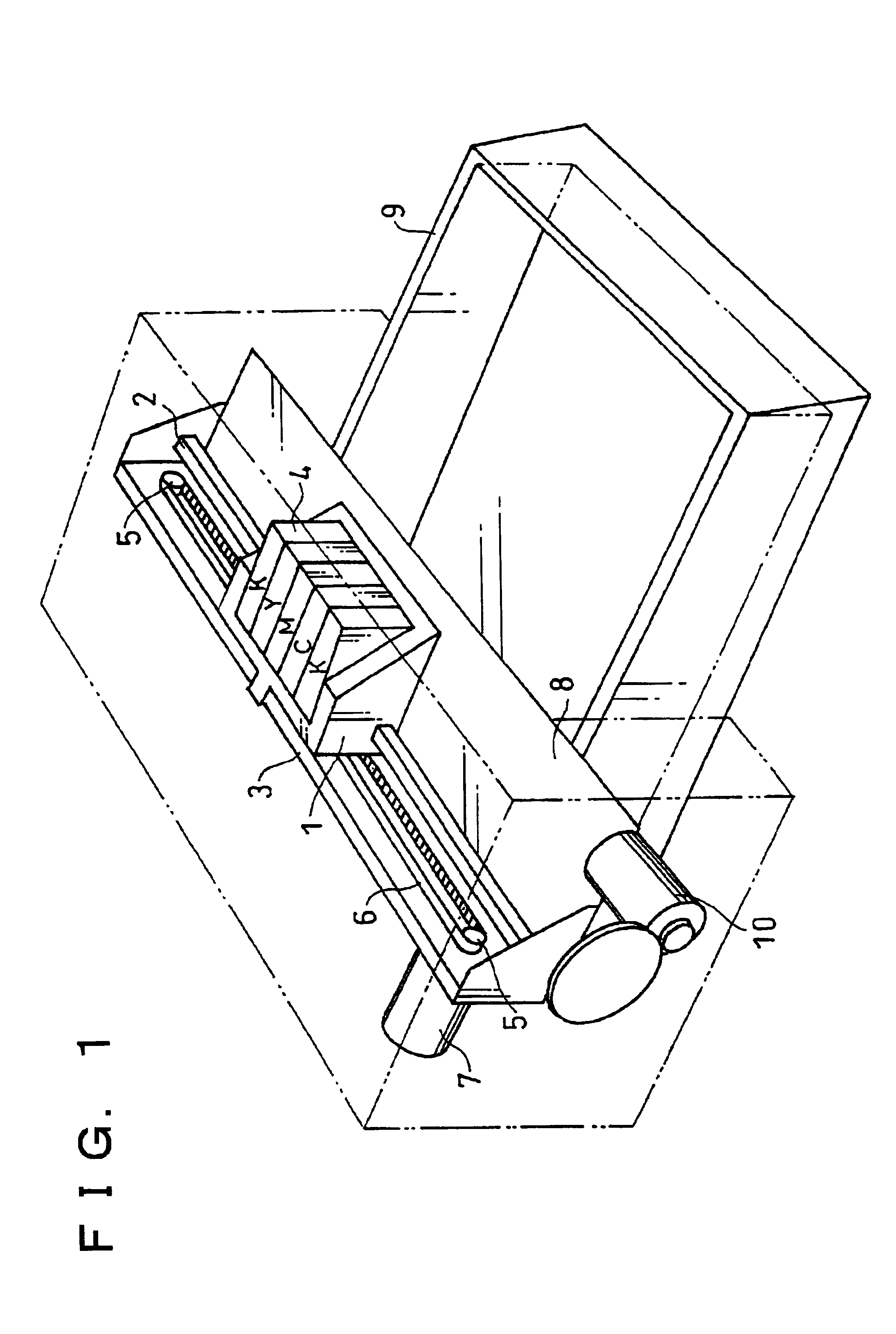 Image forming apparatus of ink-jet type and image forming method of ink-jet type