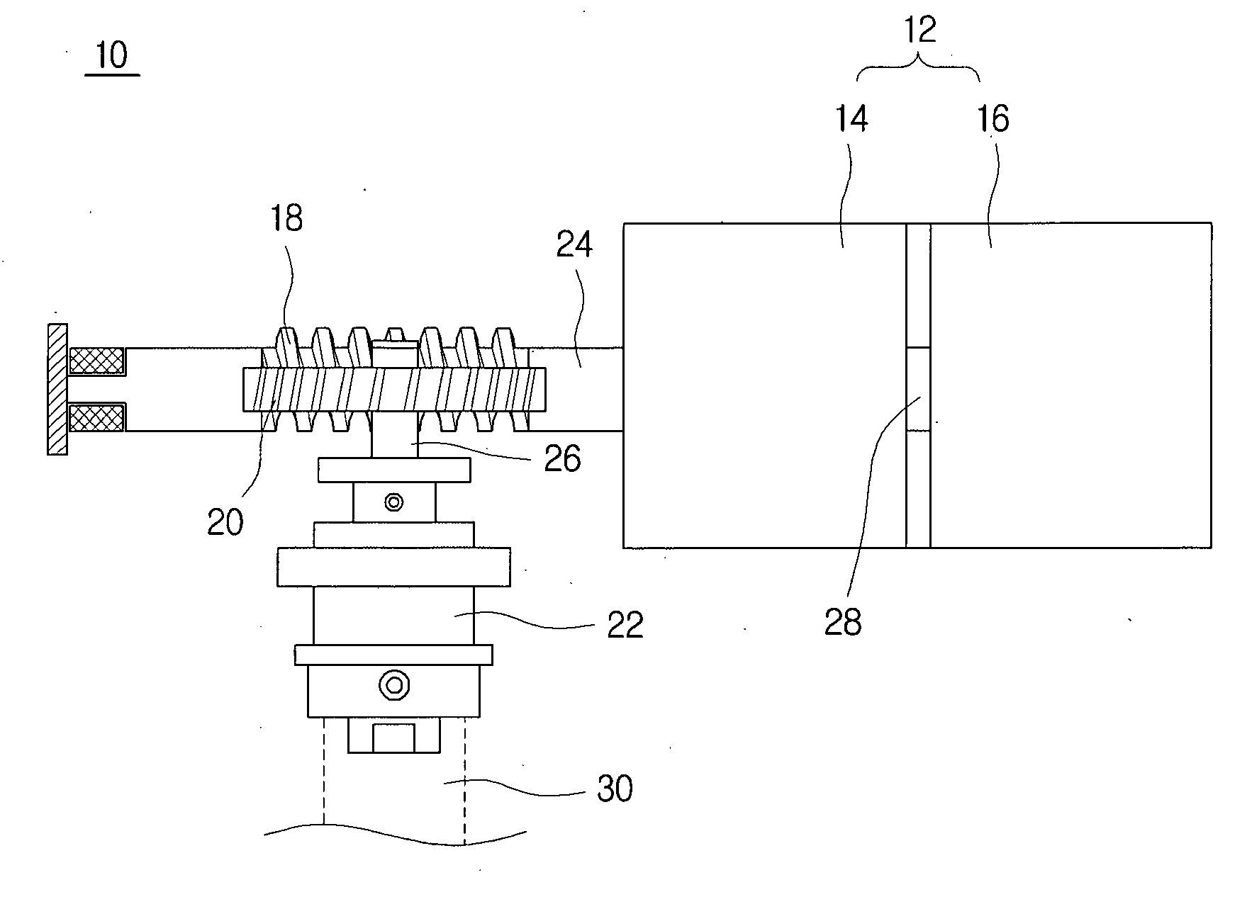 Power transmission apparatus and rotation apparatus
