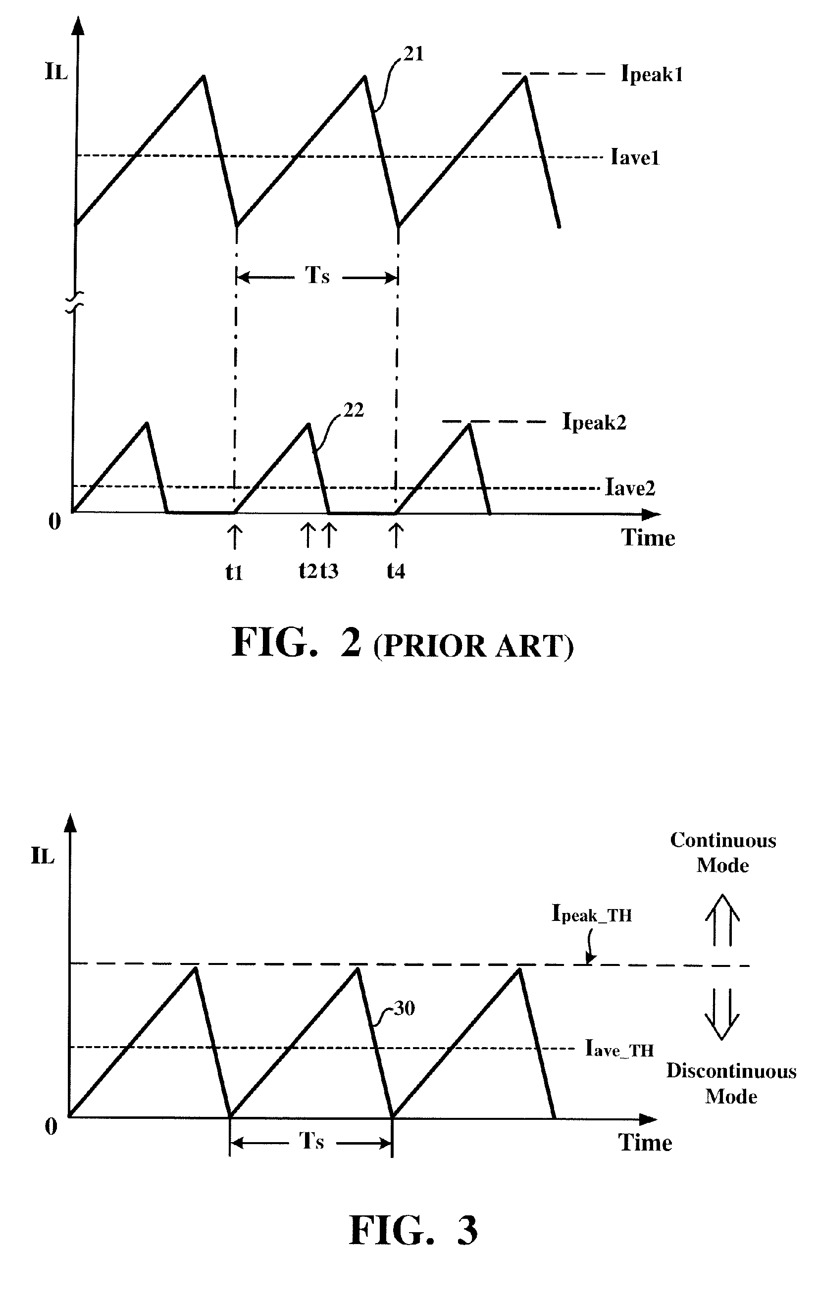 Switching voltage regulator operating without a discontinuous mode