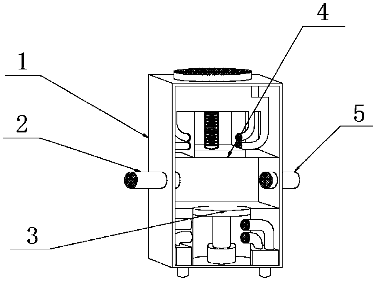 A pneumatic power control device for a pneumatic vehicle