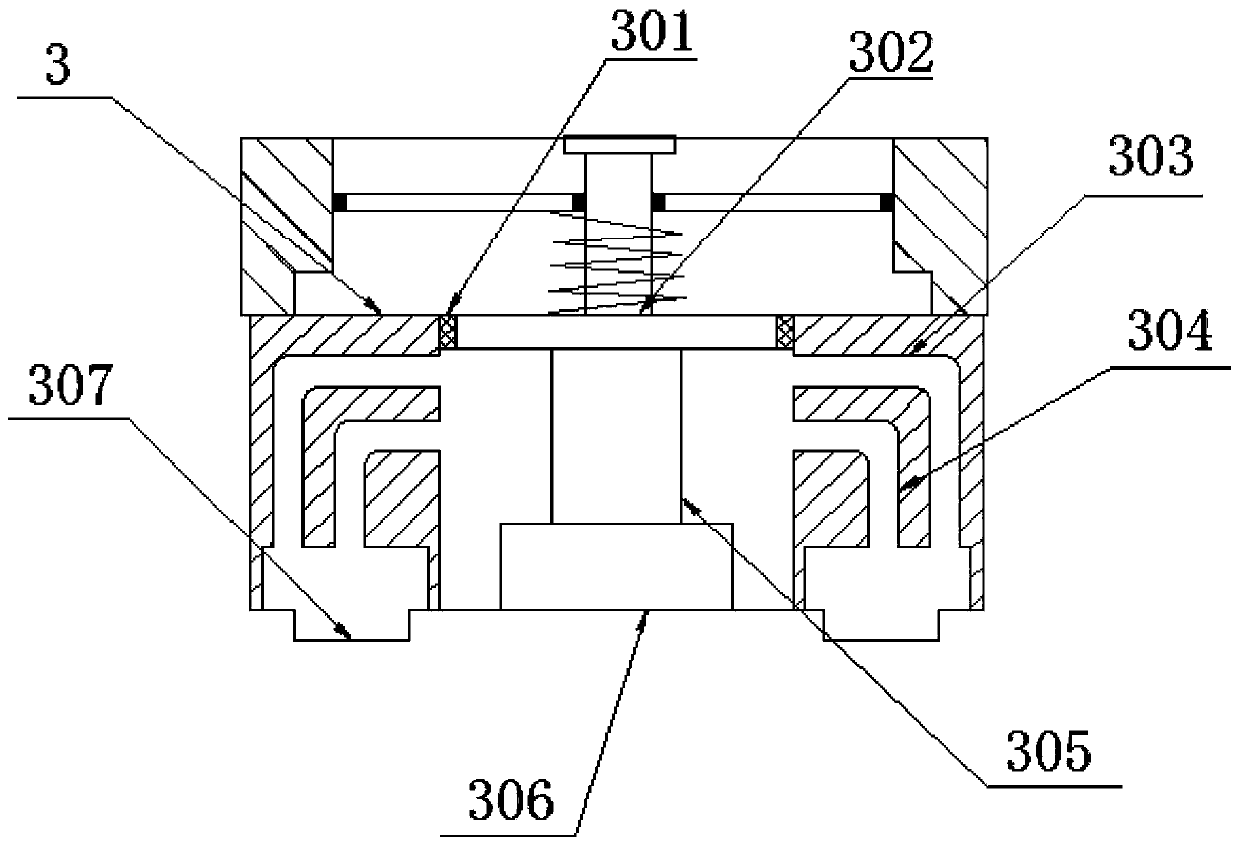 A pneumatic power control device for a pneumatic vehicle