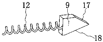 Goods shelf with adjustable goods shelf partition plate on basis of gear drive