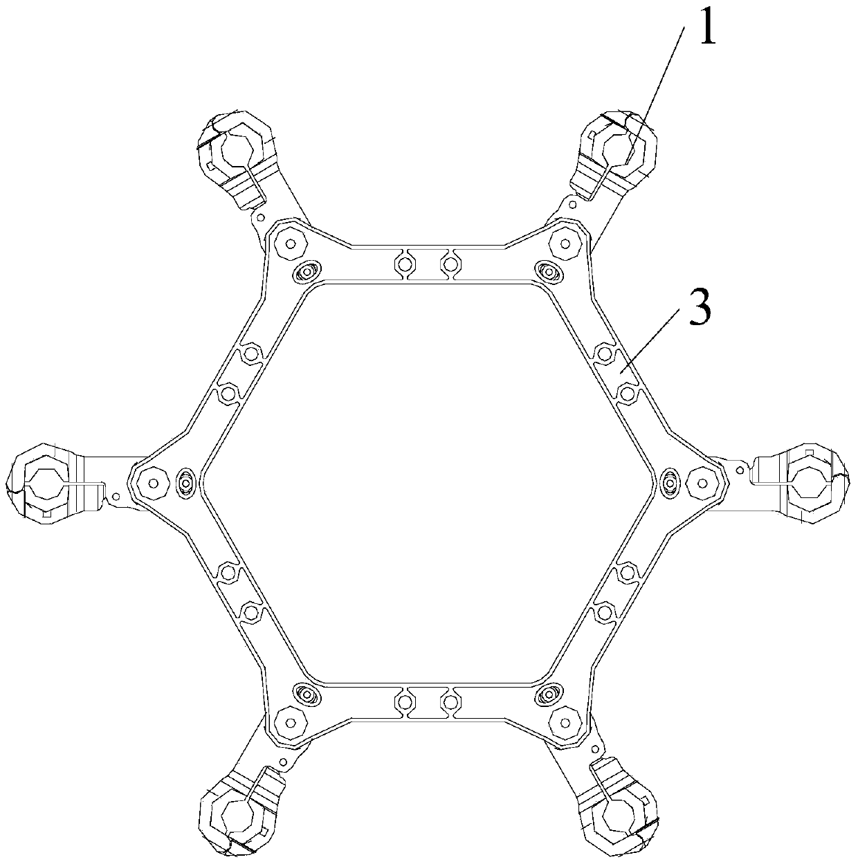 A damping connection type multi-split wire spoiler dance preventer