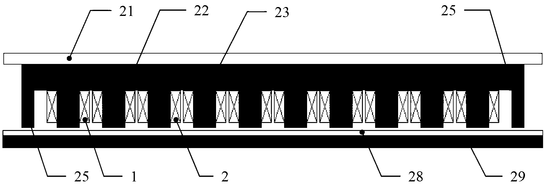 Polar pitch variable rectilinear vortex brake and controlling method thereof