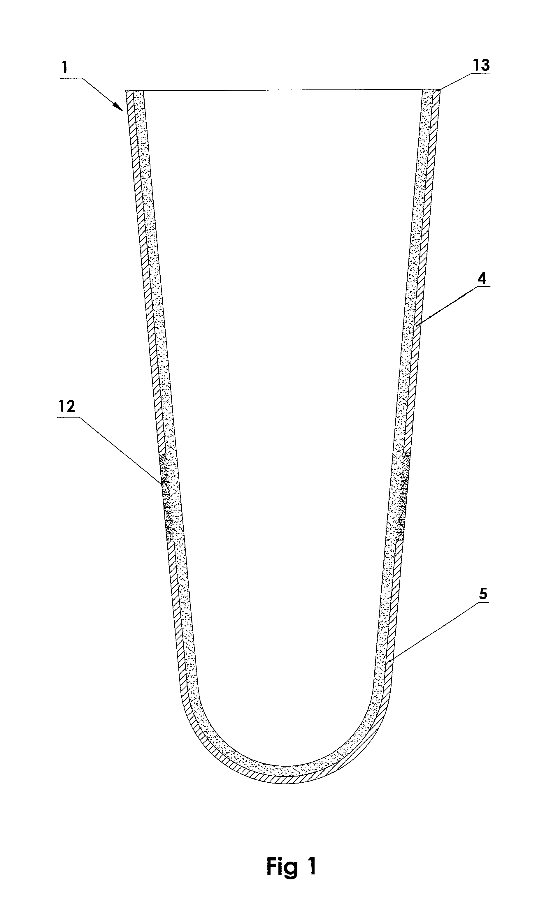 Method and apparatus of an integrated gel sealing liner