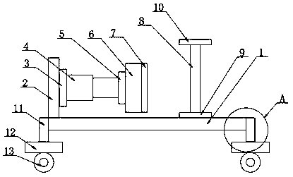 Fixing device for electromechanical equipment installation