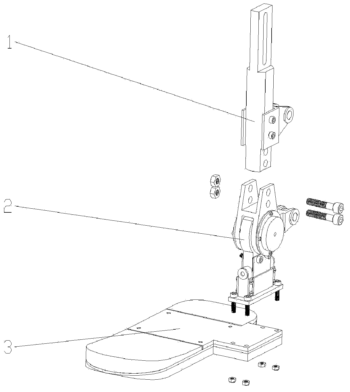 Two-degree-of-freedom exoskeleton ankle joint mechanism