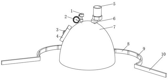 Can negative pressure detection device