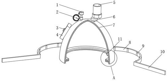 Can negative pressure detection device