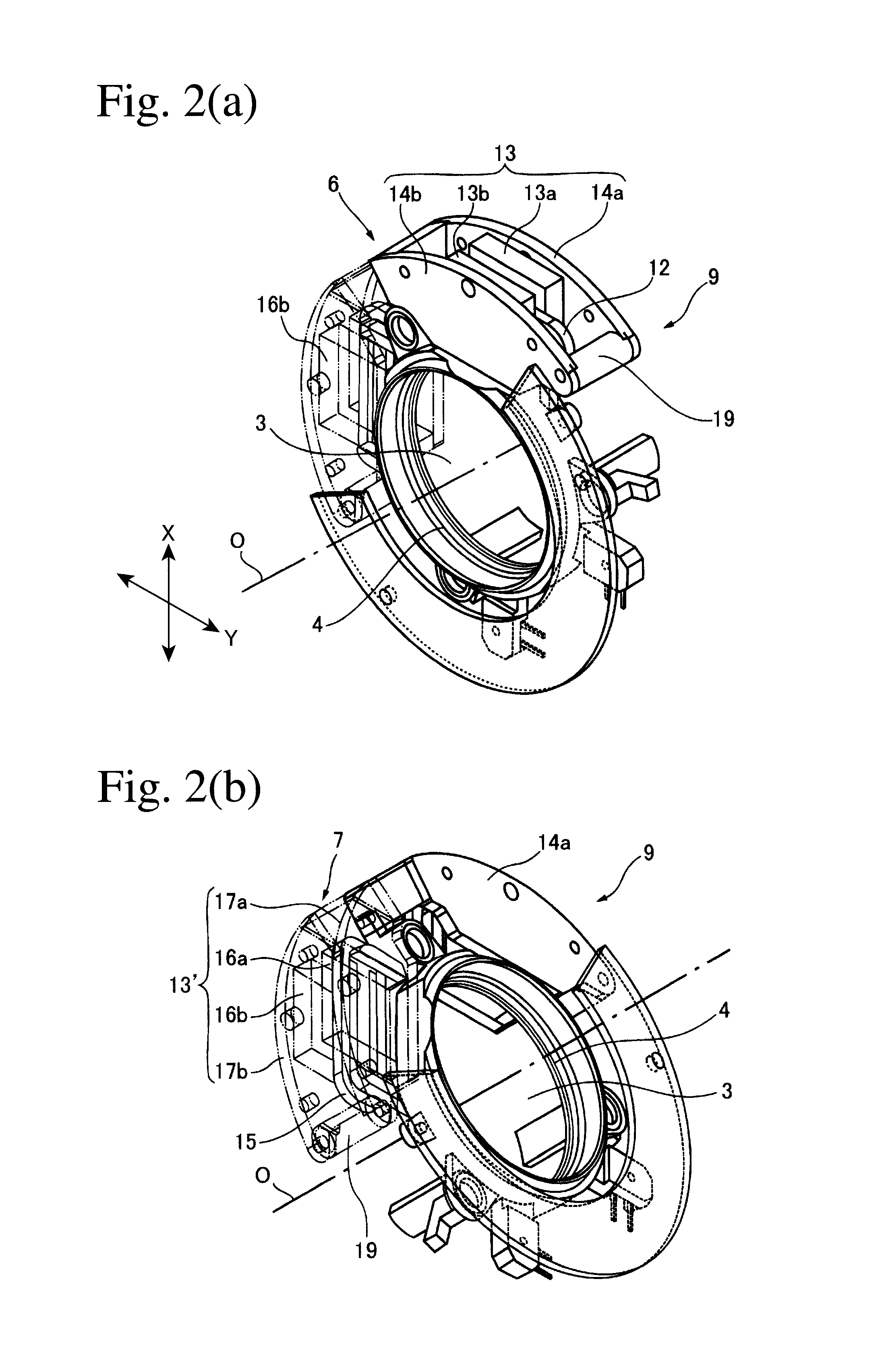 Correction-lens-moving voice coil motor, anti-vibration device, interchangeable lens unit and optical apparatus