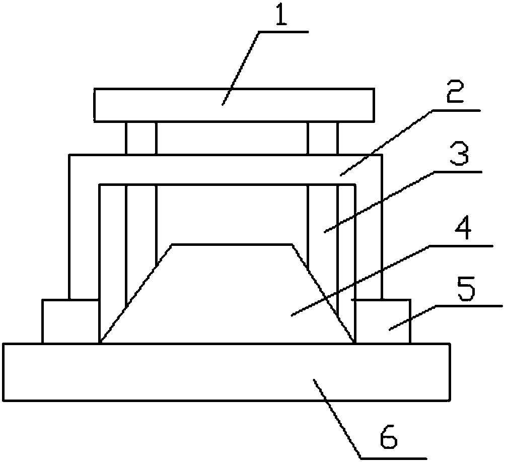 Supporting base of spinning machine