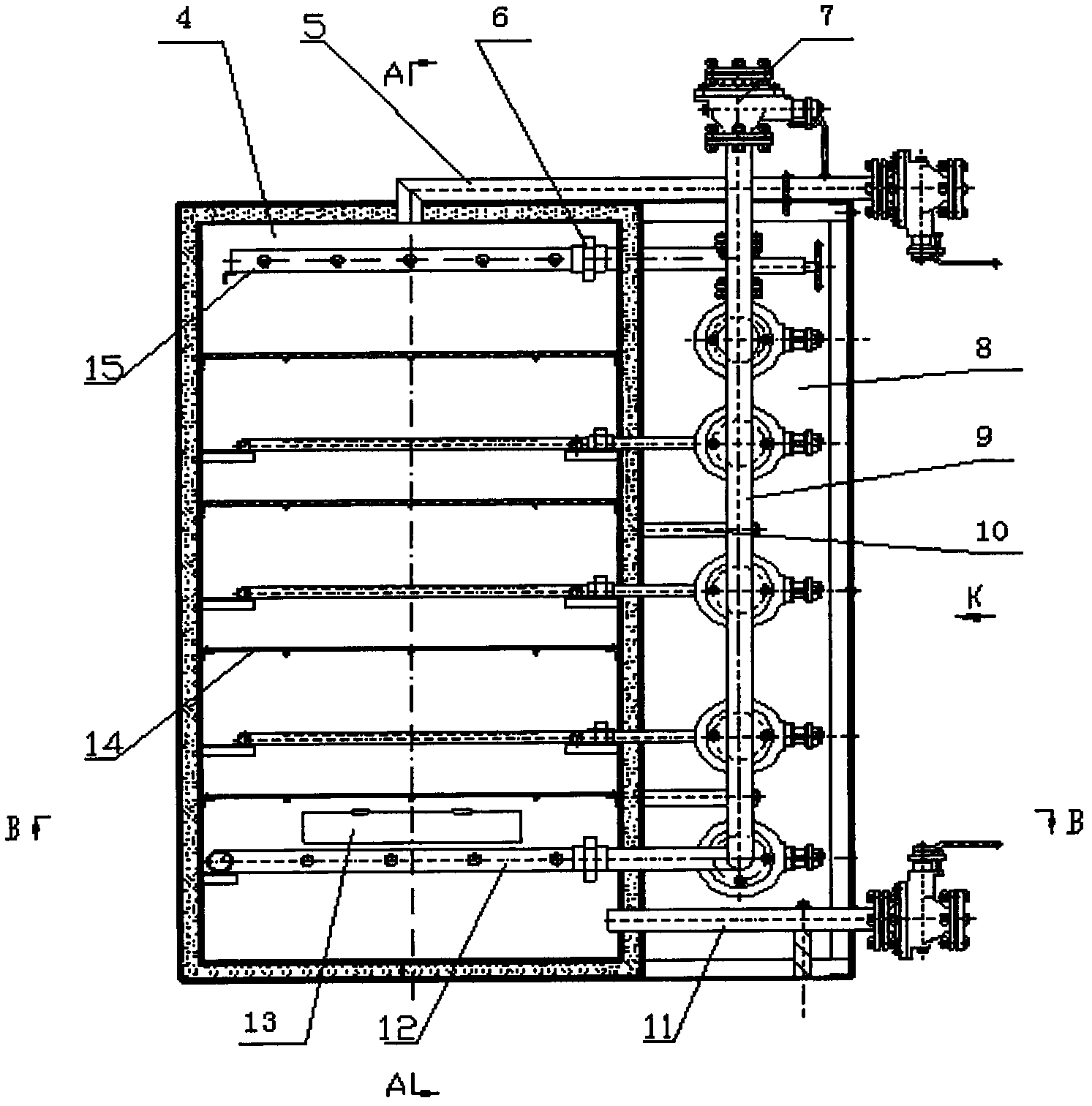 Surface treatment protective wax removing cabinet