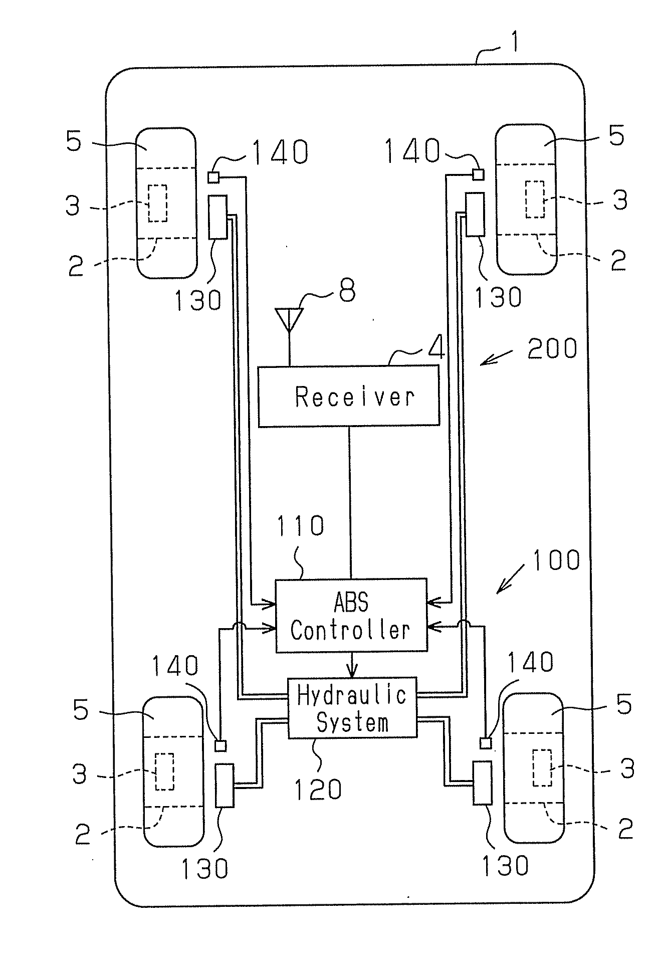 Vehicle load weight detecting apparatus