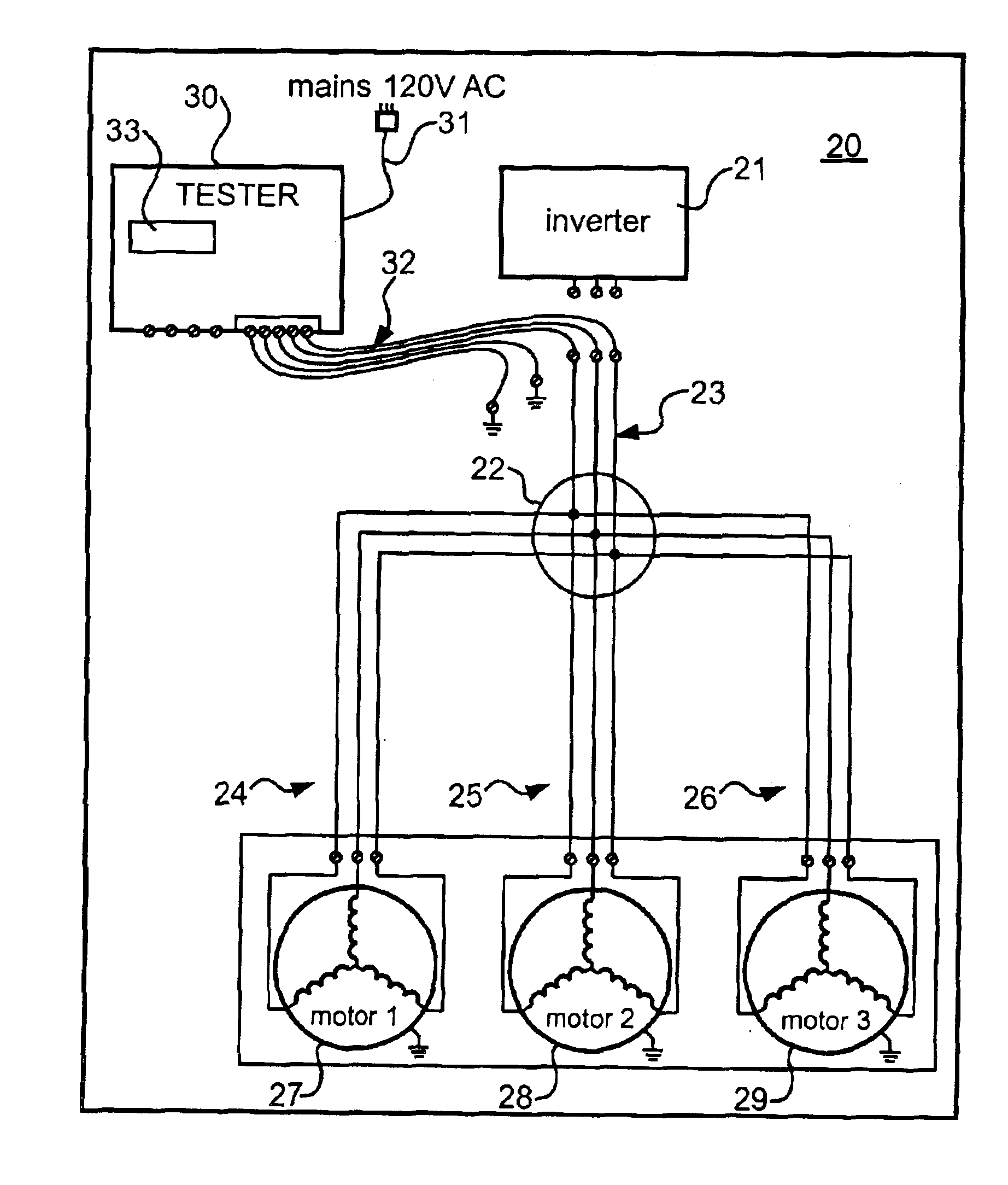 Traction motor fault detection system