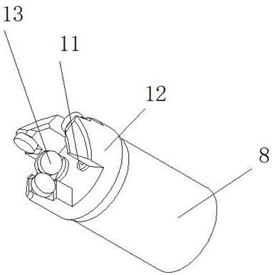 Compact bearing high-pressure jet grouting drill bit