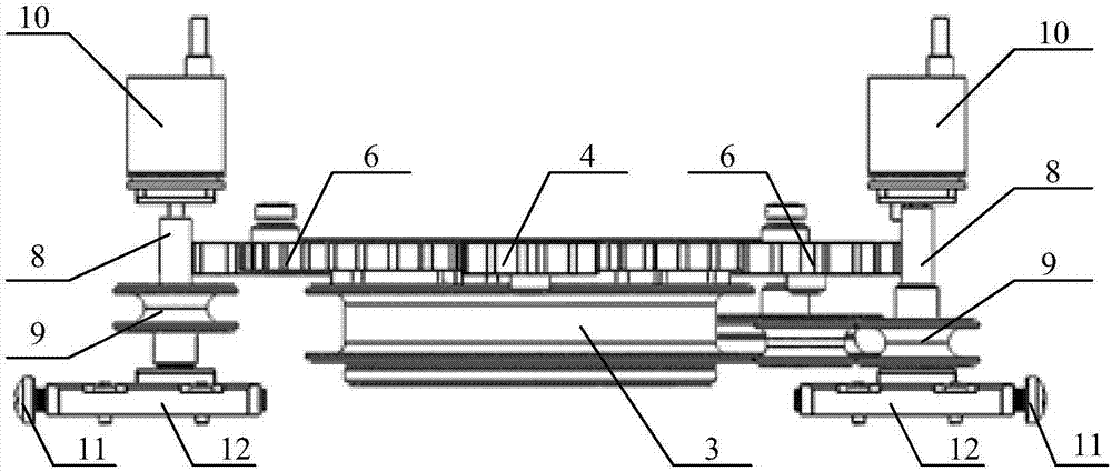 A line routing and line counting device and method suitable for engineering sites