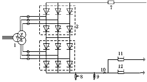 Method for calculating transient stress of E type lightning arrester