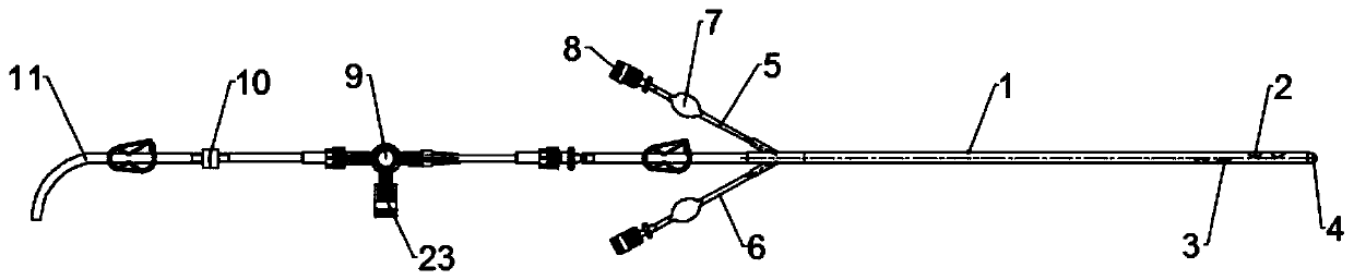 Brain multistage flushing and anti-blocking drainage device