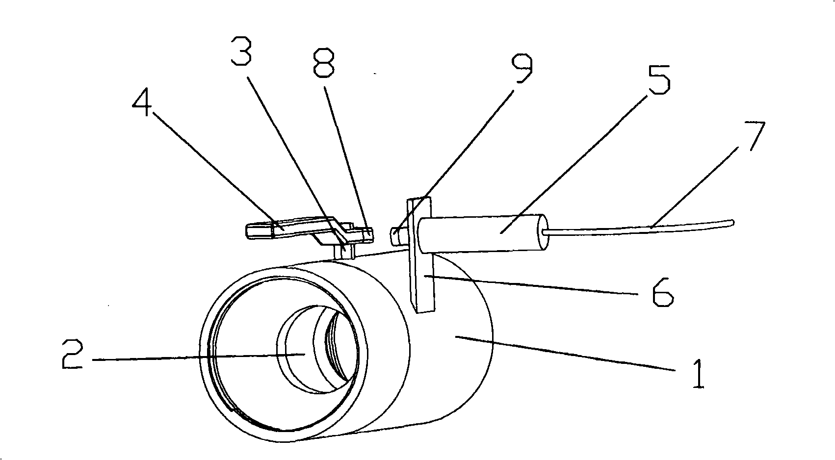 Ball valve with proximity switch