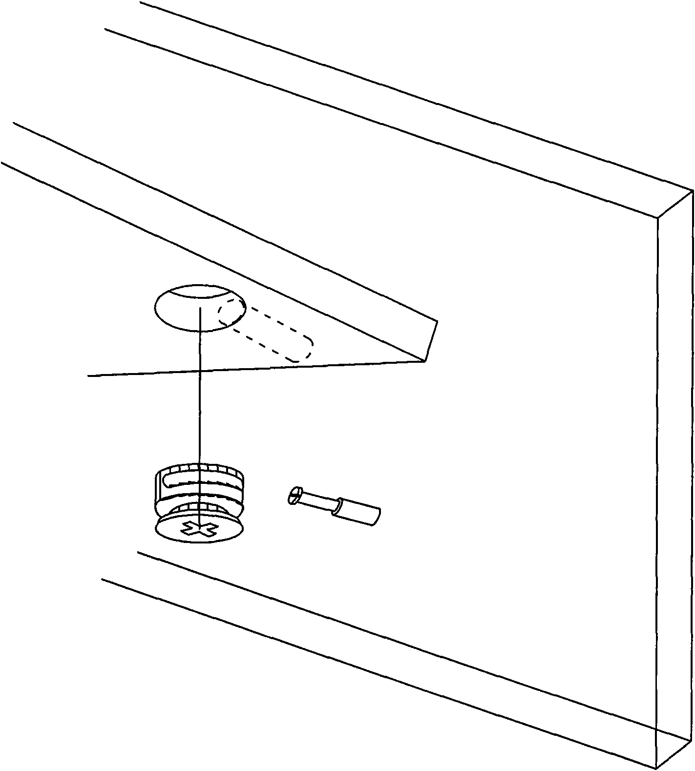 Connection fitting of household product