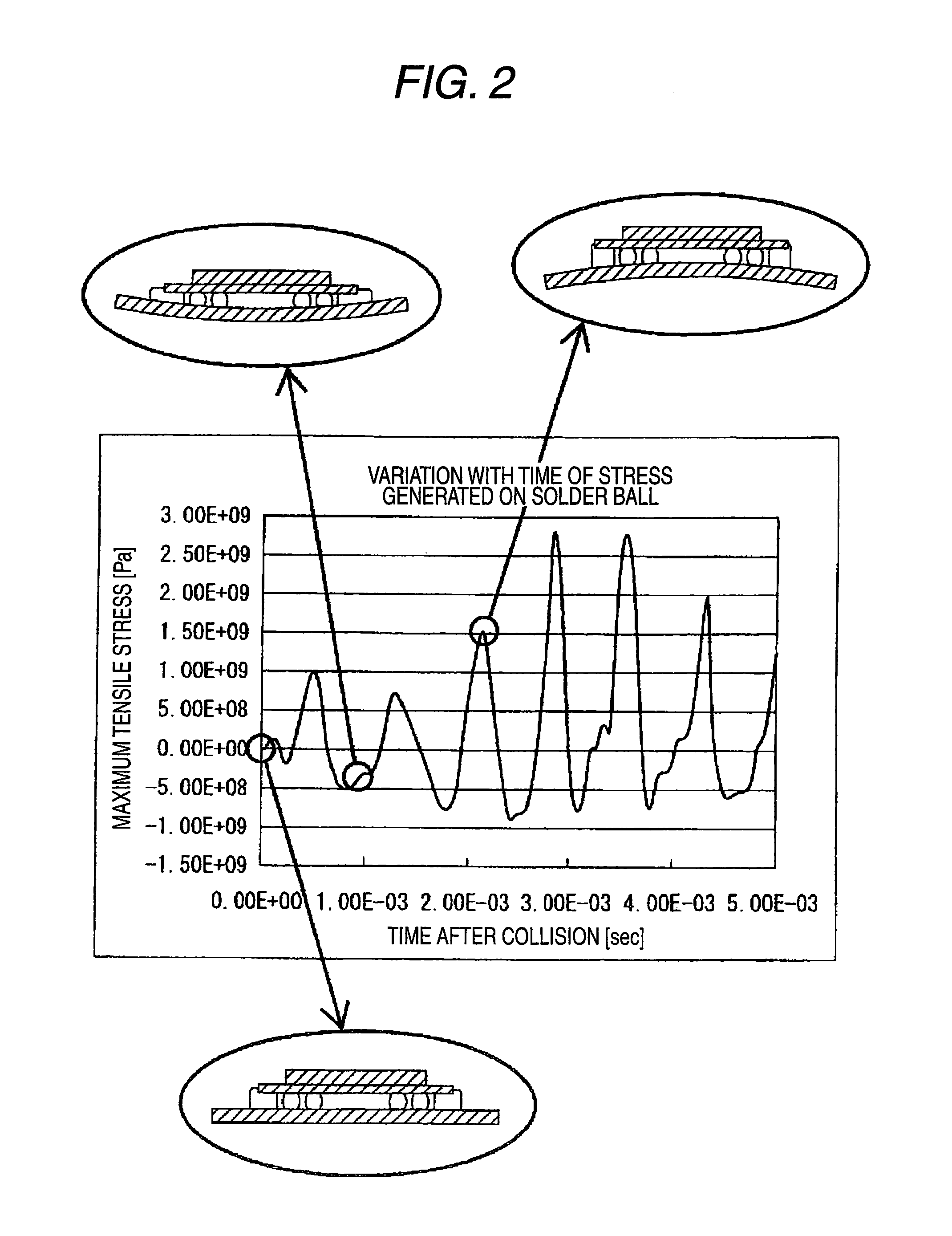 Electronic component mounting structure