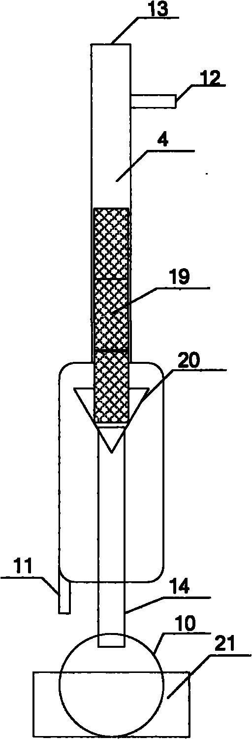 Gas-liquid-solid three-phase counter-current reaction device and method for pyrolytic reaction of carbamic acid ester