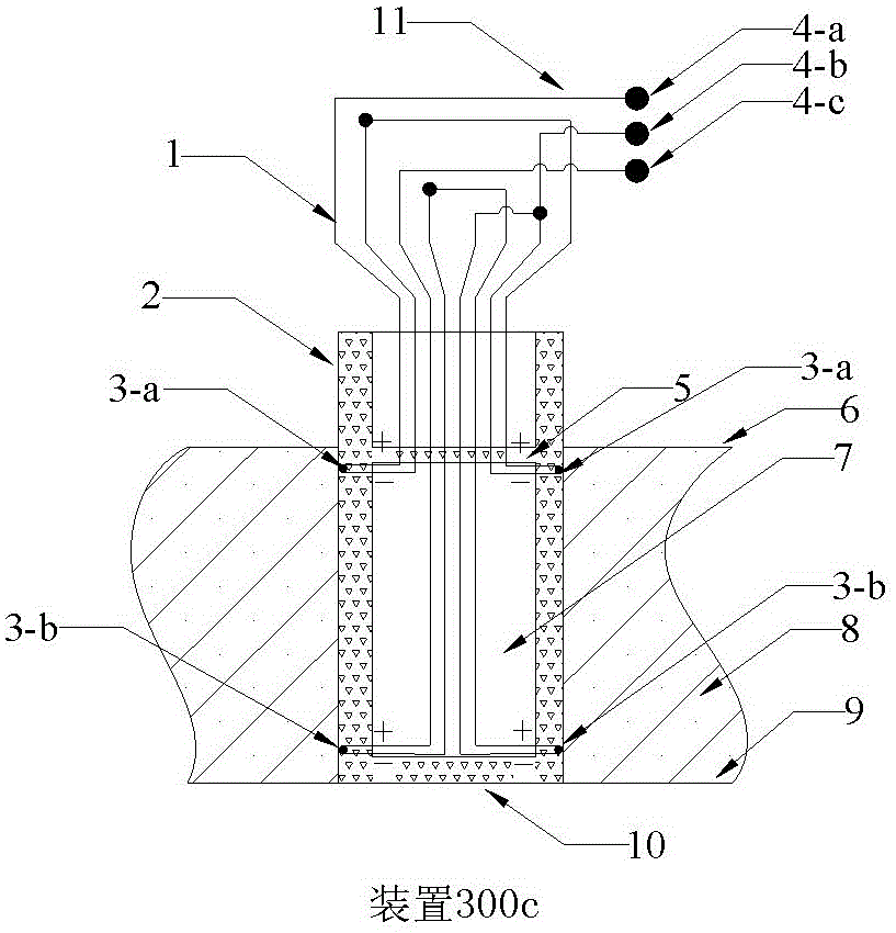 A kind of heat flux measuring device and method