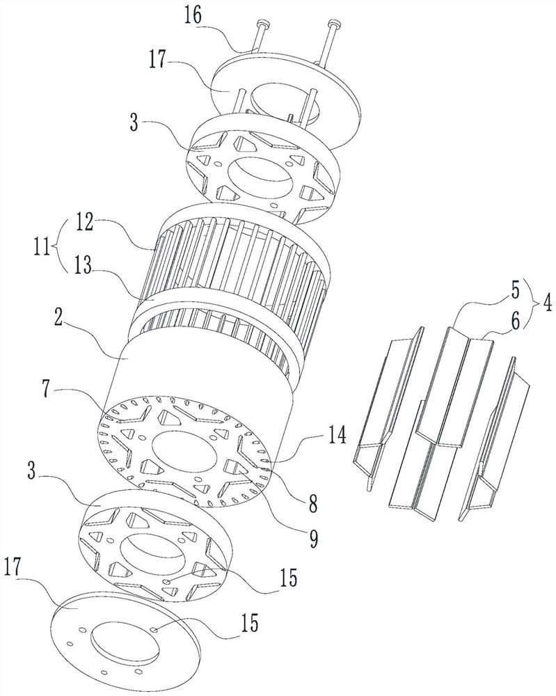 Permanent magnet motor and compressor and air conditioner with same