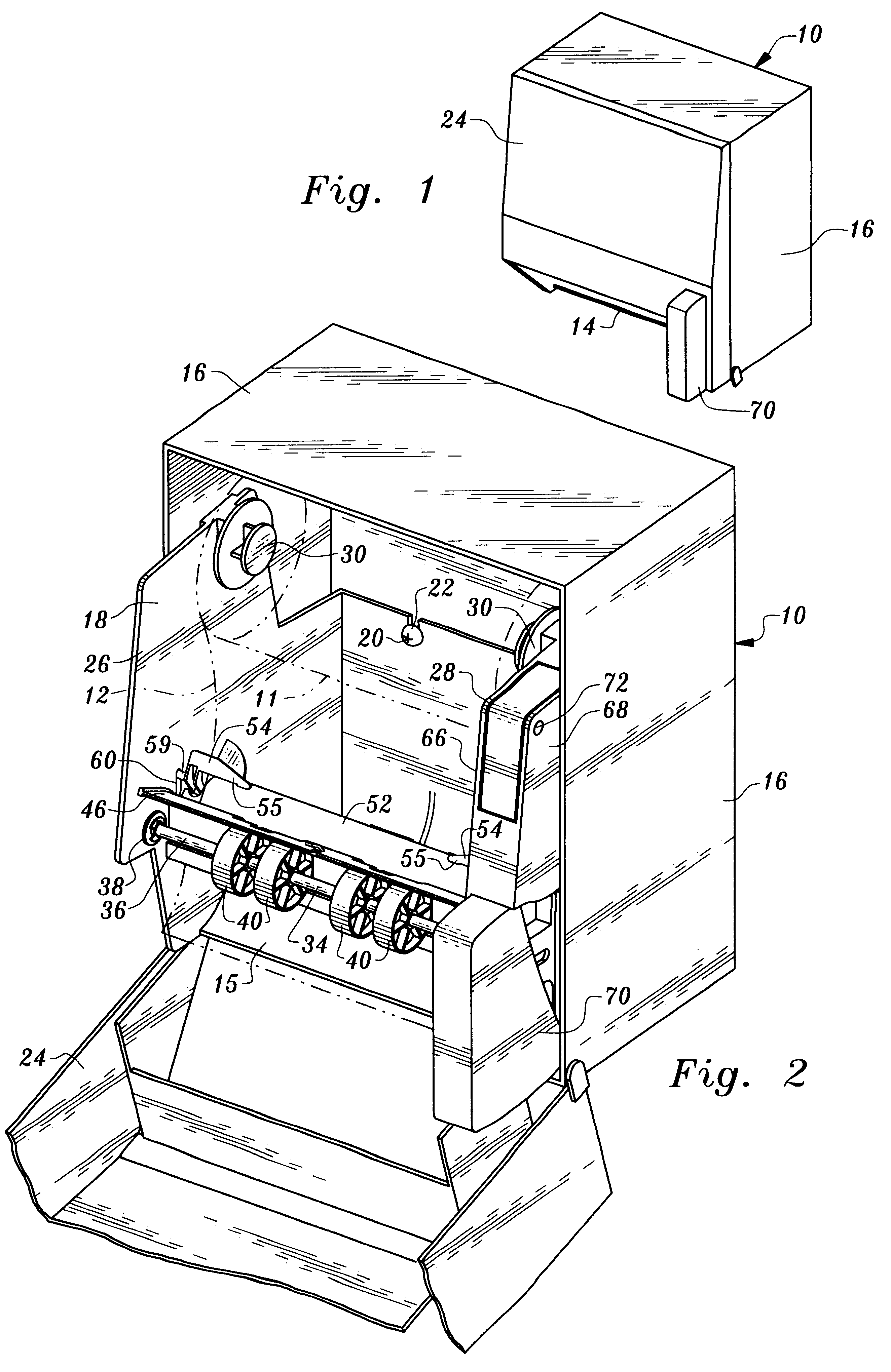 Paper towel transfer apparatus
