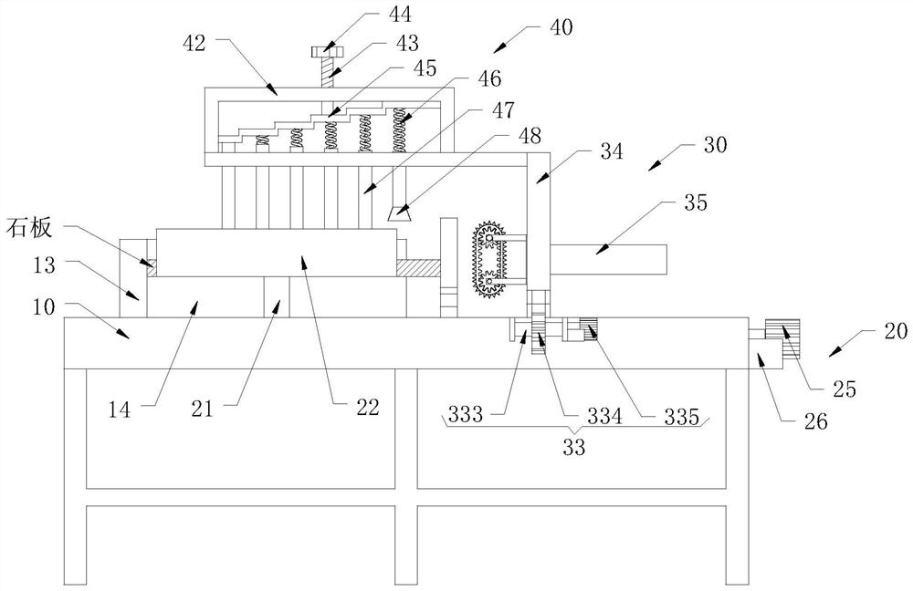 Stone processing and treatment method for indoor decoration material of building