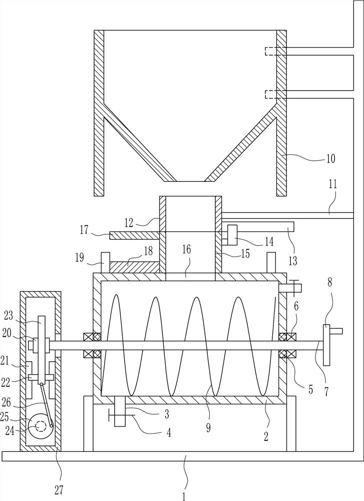 An intelligent home heat preservation type milk powder preparation device