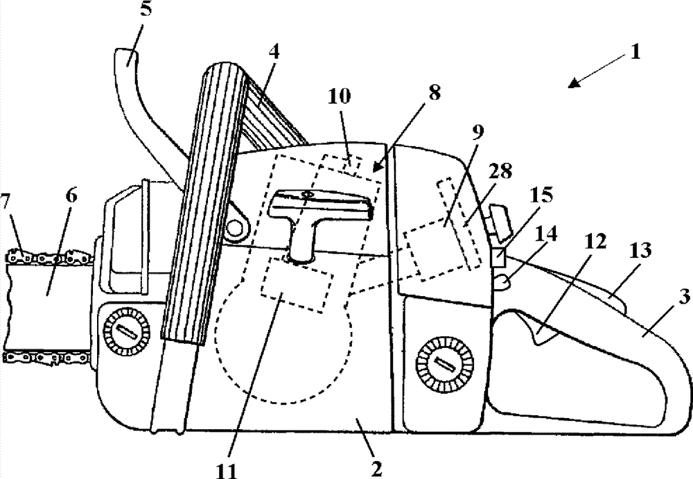 Method for operating a handheld work apparatus having a combustion engine