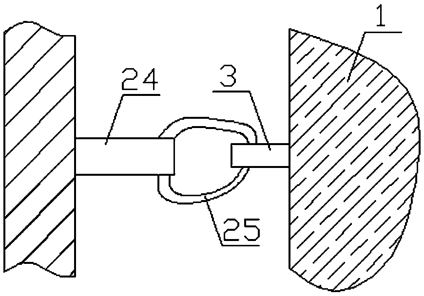 Personal protective device used for coal mine downhole excavation working face