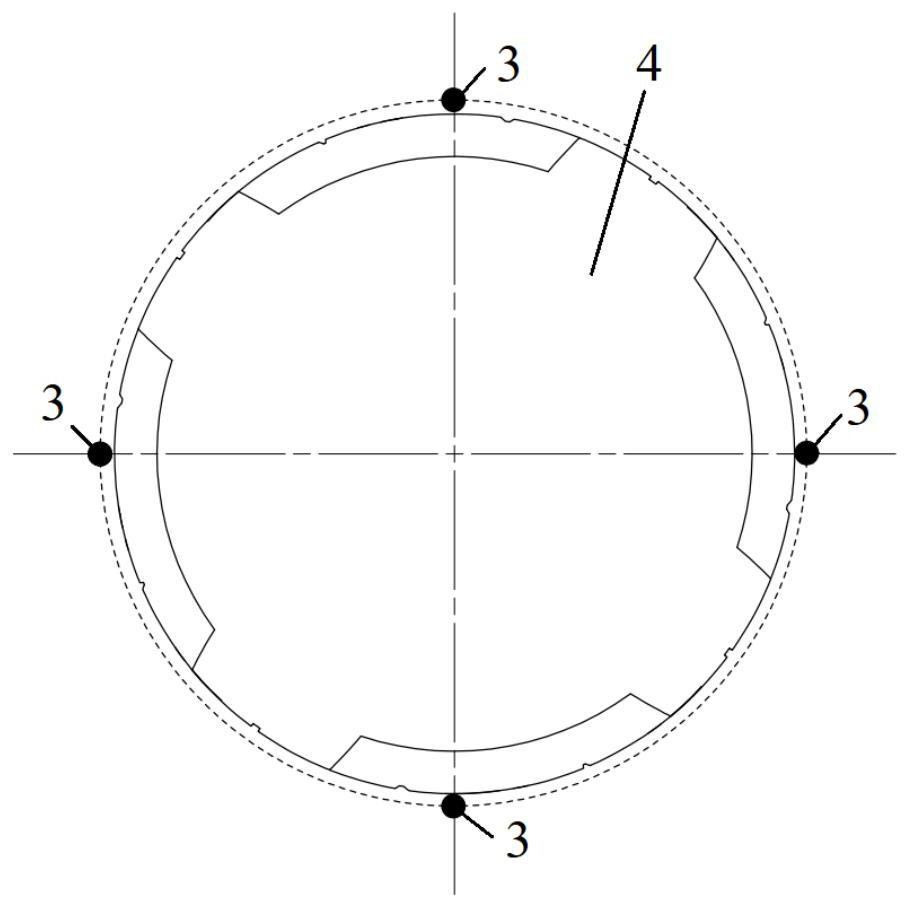 Automatic detection method and device for cold finish extrusion machining of screw shaft