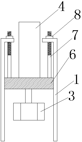 Automatic press-in system for take-up reel