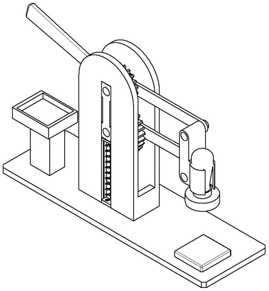 A manual stamping machine