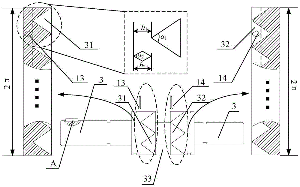 A rotary digital valve and an injection system of 3D printing equipment