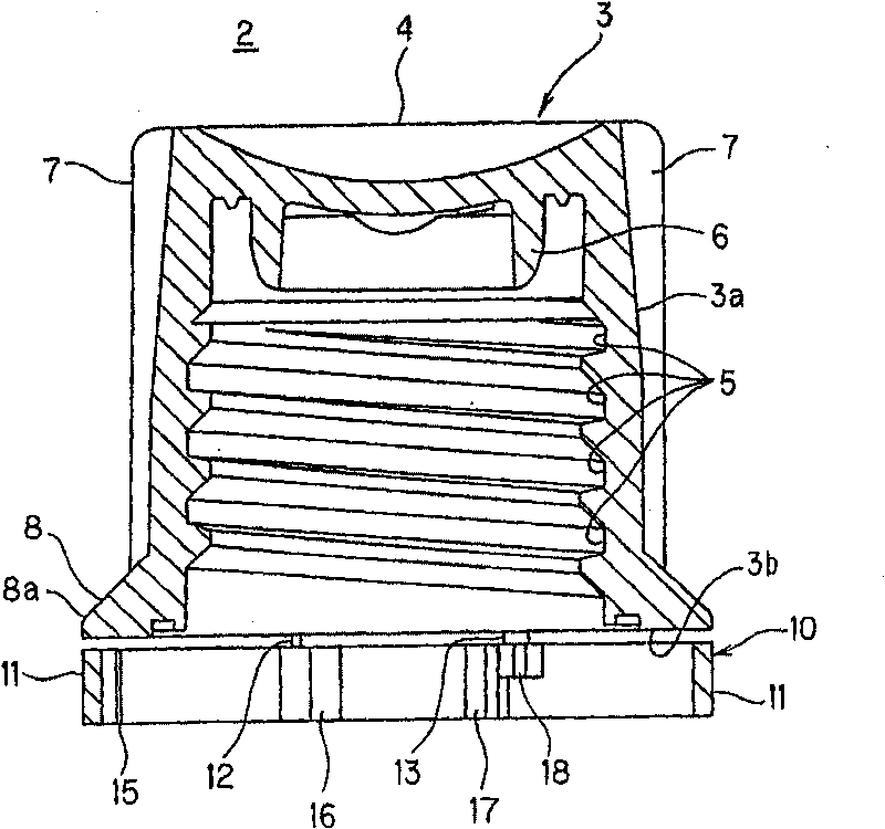 Open/close cap and manufacturing method thereof