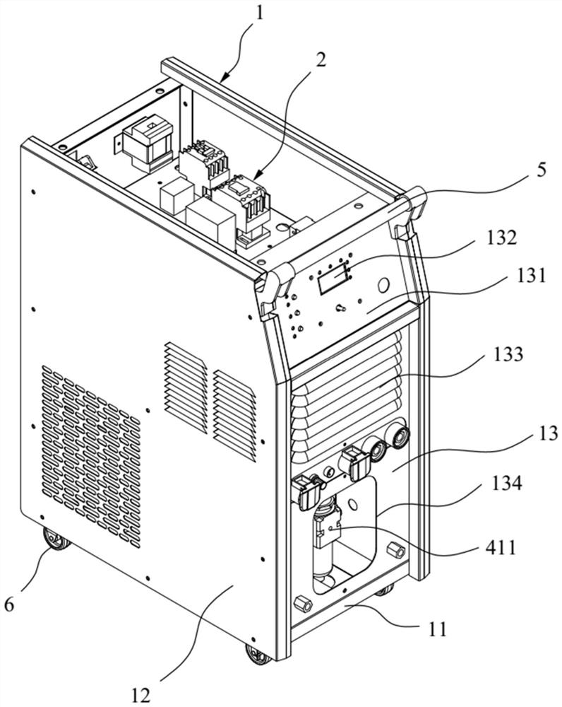 Welding and cutting machine