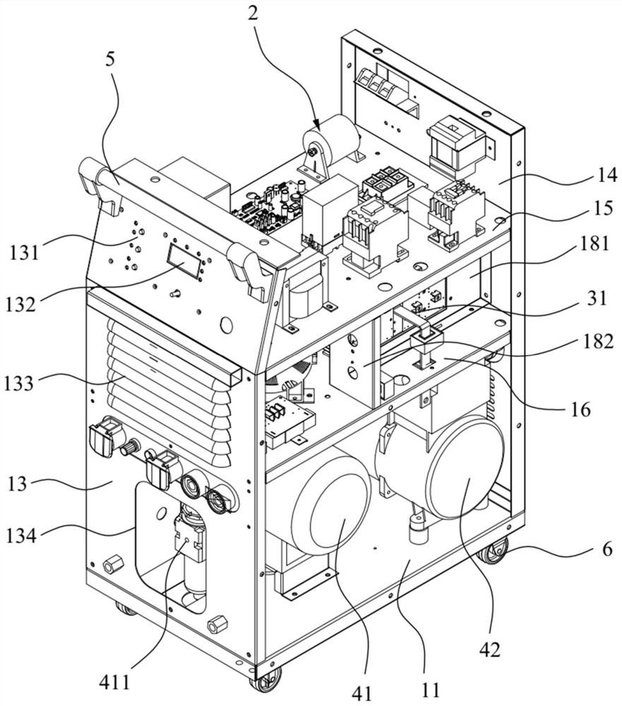 Welding and cutting machine